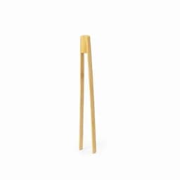 A set of bamboo chopsticks with a smooth, light brown finish and a simple design.