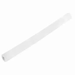 A roll of white adhesive film, cylindrical in shape, with a smooth surface and no visible branding.