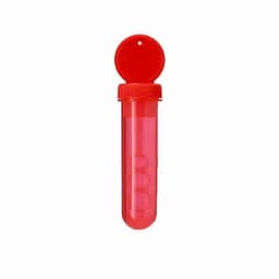A drink bottle with a transparent red body and a matching red lid. It features a logo on the surface.