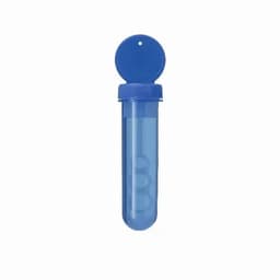 A blue drink bottle with a screw-on cap and a logo, featuring a transparent body for easy visibility of contents.