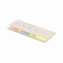 A stationery organiser with a white base, featuring colourful markers in pink, blue, yellow, and green.