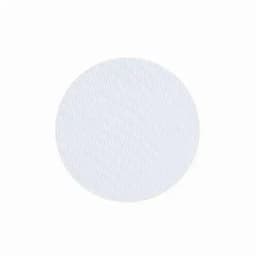 A circular white product with a textured surface, featuring a simple design and no visible branding.