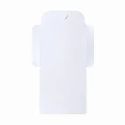 A white promotional bottle with a simple design and a branding logo.