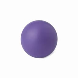 A purple ball with a smooth surface, featuring a round and solid shape.