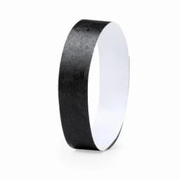 A black circular band with a contrasting white interior, featuring a smooth finish and a simplistic design.
