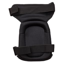 A black thigh-supported knee pad with adjustable straps for secure fitting. The product features soft padding for comfort.