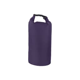 A purple Oxford cloth dry bag with a handle at the top and a secure closure. It features a logo or branding.