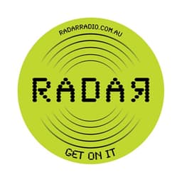 A round green mouse mat featuring a logo with dots and sound wave patterns.
