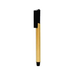 A gold and black 3 in 1 stylus USB pen with a sleek design and a logo on the side.