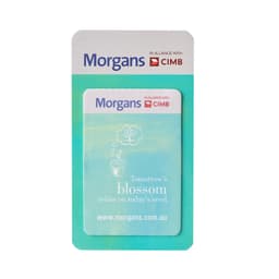 A phone screen cleaner in a teal and white card with a logo, featuring graphics of a plant and text about growth.