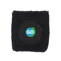 A black Terry Sport Wristband featuring a circular logo at the centre.