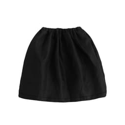 A black waterproof boot cover with a gathered top, featuring a simple design and elasticised waistband.