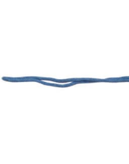 A blue chin strap break-away clip, featuring a sleek and simple design, suitable for various clothing accessories.