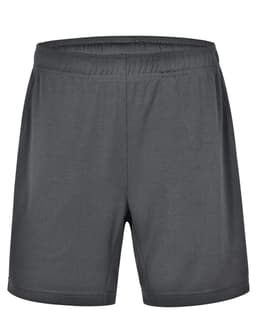 Adults' bamboo charcoal sports shorts in dark grey, featuring an elastic waistband and a logo.