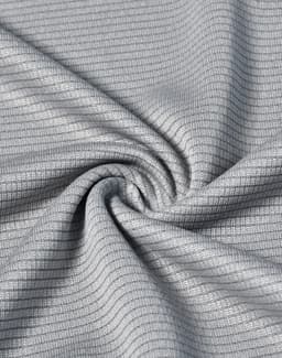 A lightweight grey fabric with a textured pattern, ideal for performance clothing.