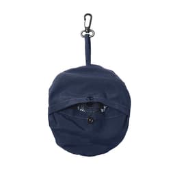 A navy blue Hetoson Hat with a clip, featuring a compact design and hidden storage.