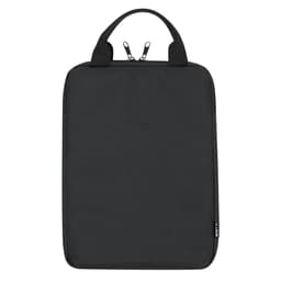 A black Neizan Pouch with a zip closure and handles, designed for tablet protection.