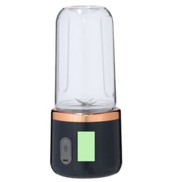A black and copper Kalact Blender with a clear glass container and a control panel. It features a sleek, modern design.