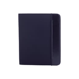 A navy Mokai Folder featuring a sleek design and a single closure strap, ideal for professional use.