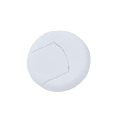 A white Apek Card Reader with a smooth, rounded design and a subtle indent. Features a logo on the surface.