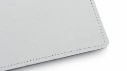 A grey Vimaz Folder with stitched edges, designed for office and business use. Features branding on the surface.