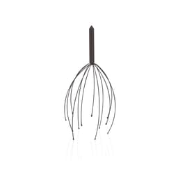 A black Citus Massager featuring a spiked top and multiple flexible fingers extending outward for massage purposes.