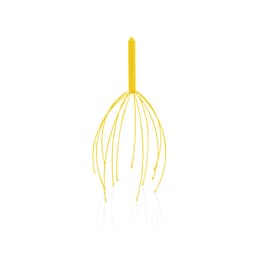 A yellow Citus Massager with multiple flexible arms and a central handle, designed for personal health use.