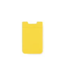A yellow Lotek Pouch with a smooth surface and a slot at the top. The pouch has a simple design and includes a logo.