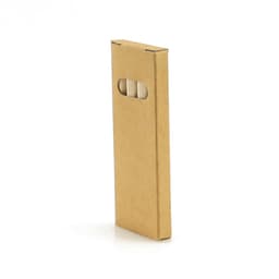 A packaging box for Tynie Pencil features a cardboard design with a cut-out window showcasing the contents inside.
