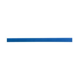 A blue ribbon. It has a smooth finish and is suitable for various decorative uses.