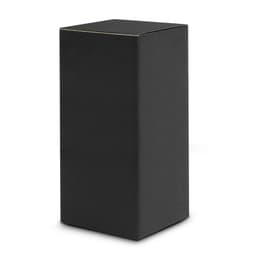 A black packaging box with a sleek design, designed for the Winston HiBall Glass.