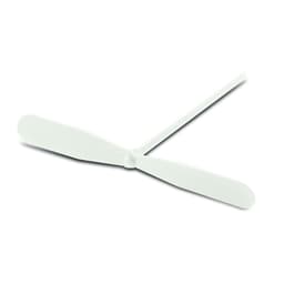 A Twirly Copter featuring a lightweight, flexible design with two rotor blades and a central hub for easy launching.