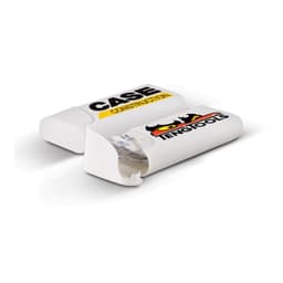 A white bandage box featuring a logo and an open design for easy access to contents.