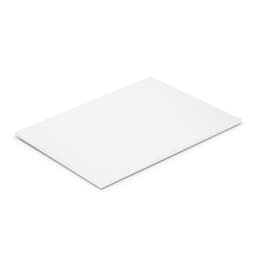 A6 note pad featuring 25 blank leaves, ideal for writing or sketching.
