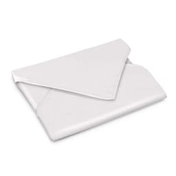 A reusable food wrap in a sleek, white design, folded neatly.