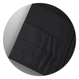 A black Lancester Portfolio featuring multiple pockets and a textured surface. It includes a logo.