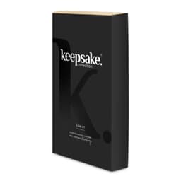 A black box packaging for a sushi set, featuring a logo and simple design.